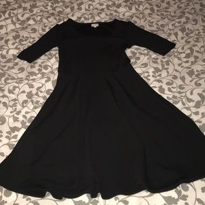 LuLaRoe Nicole Dress Black Medium